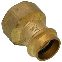 Webstone H86403W-RX 3/4 Copper Press x 1 FIP DZR Brass Transition Adapter (Lead Free)