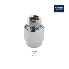 GROHE 07911000 Universal 1/2 Inline Vacuum Breaker Polished Chrome