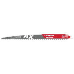 Milwaukee 48-00-5333 The AX with Carbide Teeth for Pruning & Clean Wood SAWZALL Blade 3PK