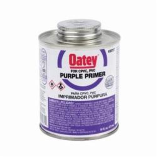 Oatey 30757 Primer, For Use With PVC and CPVC Pipe and Fittings, Purple, 16 oz Container