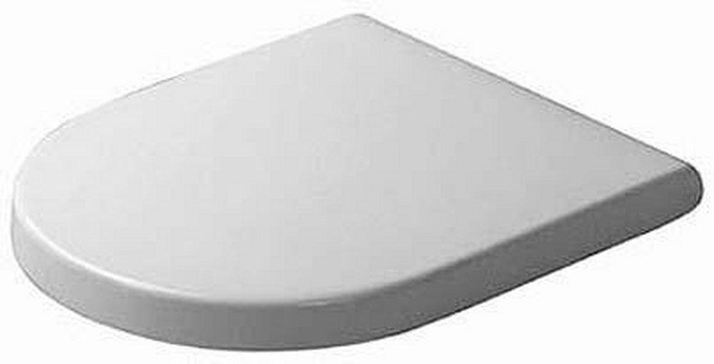 Duravit 0063890000 Starck 3 Round Closed Front Toilet Seat with Cover in White