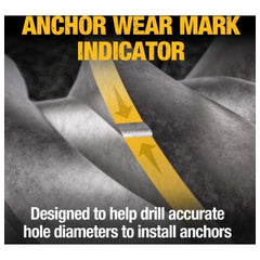 DeWalt DW5854 Masonry Drill Bit Power 1-1/8 x 31 x 36