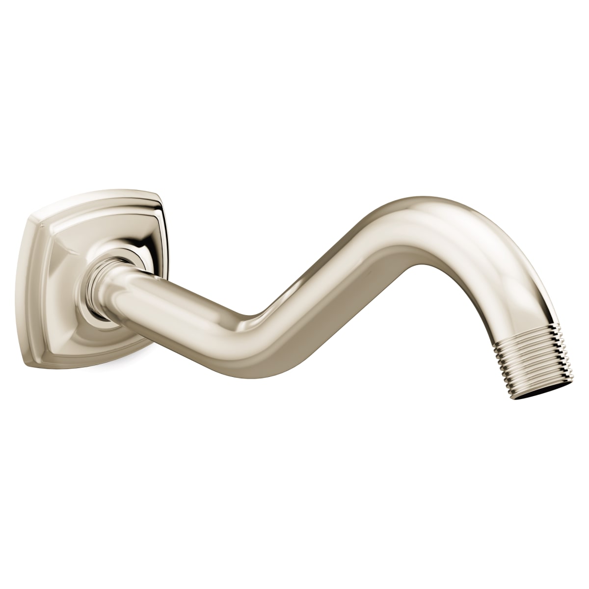 Moen 161951NL Belfield 1/2 x 8-3/4 in. Brass Shower Arm in Polished Nickel