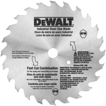 DEWALT DW3325 CIRCULAR SAW BLADES