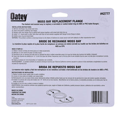 Oatey 42777 1/4 in. Metal Closet Flange with Test Cap