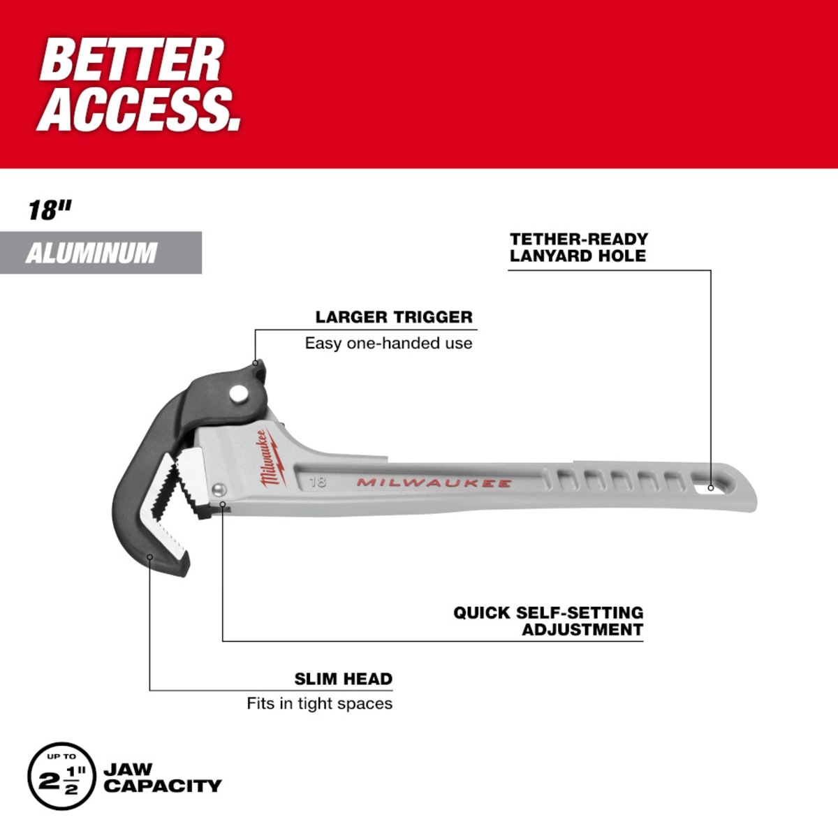 MILWAUKEE 48-22-7418 PIPE WRENCHES