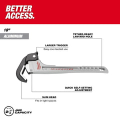 MILWAUKEE 48-22-7418 PIPE WRENCHES