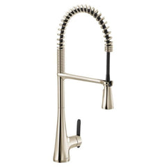 Moen S5235NL Sinema Single Handle Pull Down Kitchen Faucet in Polished Nickel