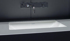 Duravit 0305430000 Starck 3 18-1/4 x 18-1/4 inch Square Undermount Bathroom Sink