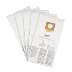 Milwaukee 49901989 Fleece Dust Bags 9 Gallon 5 Pack