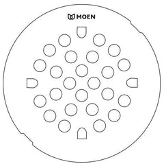 Moen 101663BN 4-1/4 Snap-in Shower Drain Cover