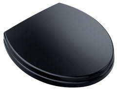 Toto SS113#51 SoftClose Non Slamming, Slow Close Round Toilet Seat and Lid, Ebony