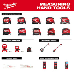 Milwaukee Tool 48-22-0327 25ft Electrician's Compact Wide Blade Magnetic Tape Measure