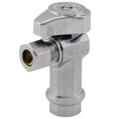 BrassCraft G2CP19XC1 1/2 x 3/8 in. Press x Compression Angle Supply Stop Valve