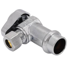 BrassCraft G2CP19XC1 1/2 x 3/8 in. Press x Compression Angle Supply Stop Valve