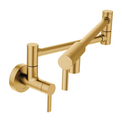 Moen S665BG Wall Mount Pot Filler in Brushed Gold