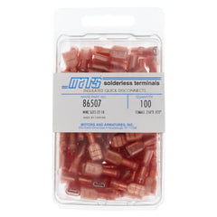 Mars 86507 Insulated Quick Disconnect Female Tab 22 - 18 AWG 1/4 Inch Stud