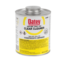 Oatey 30795 Plastic Cleaner 16 Ounce Can Clear