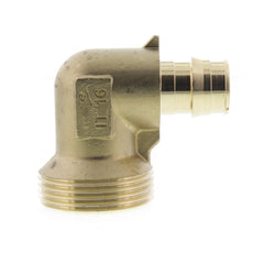 Uponor Q4153275 Manifold Elbow Adapter, R32 x 3/4 in, 125 psi, Brass