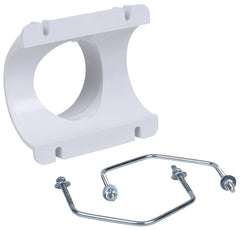Oatey 43795 4 x 4 Schedule 40 White/Black PVC Saddle Tee Kit