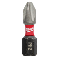 Milwaukee 48-32-4712 Shockwave Impact Phillips #2 Insert Bit 1 Inch Bulk Pack