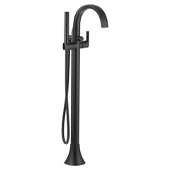 Moen S3105BL Doux Single Handle Lever Floor Mount Filler in Matte Black