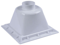 Oatey 42721 Floor Sink, Square, 12 inch W x 12 inch D, PVC, White