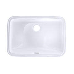 TOTO LT542G#01 19 x 12-3/8 Rectangular Undermount Bathroom Sink with CEFIONTECT, Cotton White