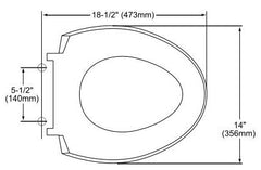 TOTO SS114#03 SoftClose Non Slamming Slow Close Elongated Toilet Seat and Lid Bone