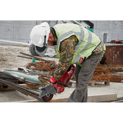 Milwaukee Tool 48-73-1121 White Full Brim Hard Hat with 6pt Ratcheting Suspension - Type 1 Class E