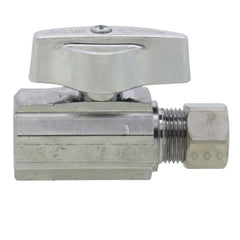 BrassCraft KTR10X C Ball Handle Straight Supply Stop Valve 3/8 FIP x OD Compression