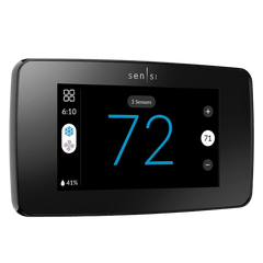 White Rodgers 1F96U-42WFB Sensi Touch 2 Smart Thermostat, Black