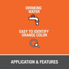 Oatey 31130 16 oz Plastic Orange Pipe Cement