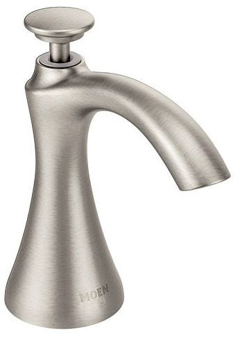 Moen S3946SRS Transitional Soap Dispenser in Spot Resist Stainless