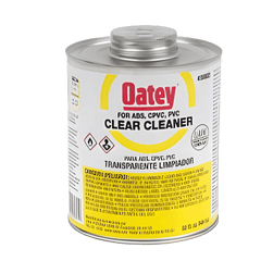 Oatey 30779 PVC Clear Cleaner, 4 oz Can