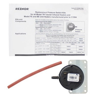 REZNOR RZ196653 FLOW SWITCHES