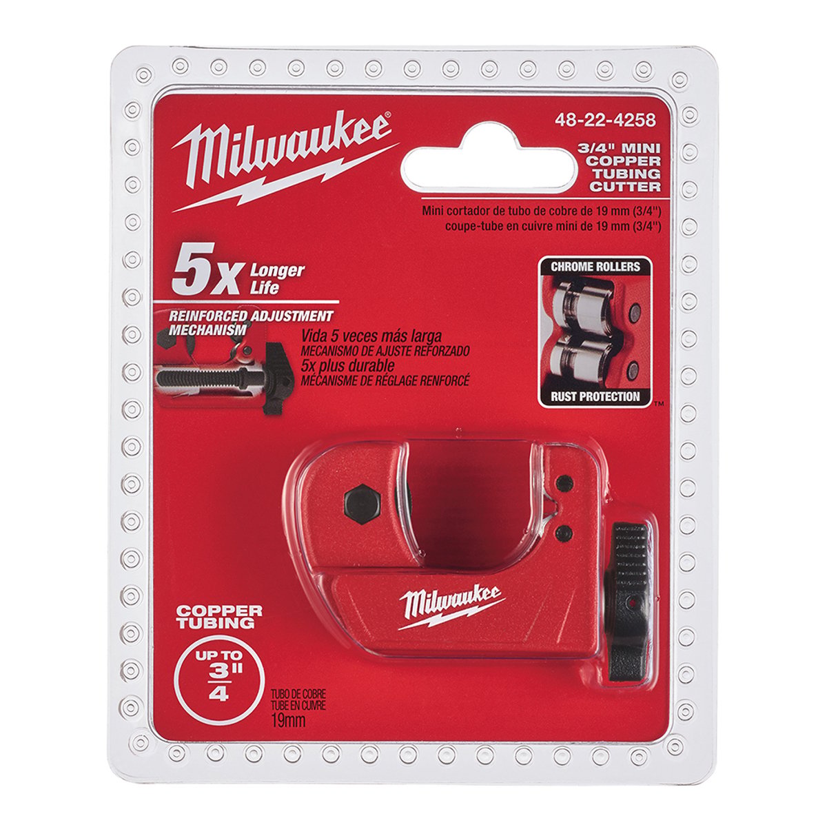 MILWAUKEE 48-22-4258 PVC PIPE & TUBING CUTTERS