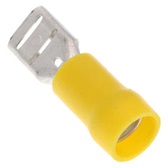 Mars 86203 Solderless Terminal, 12-10 1/4 Female Tab Insul QD 15/Pk