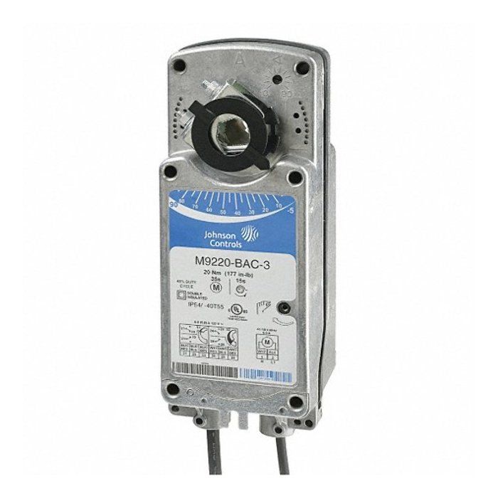 Johnson Controls M9220-HGA-3 Direct Coupled, 177 lb-in. Spring Return