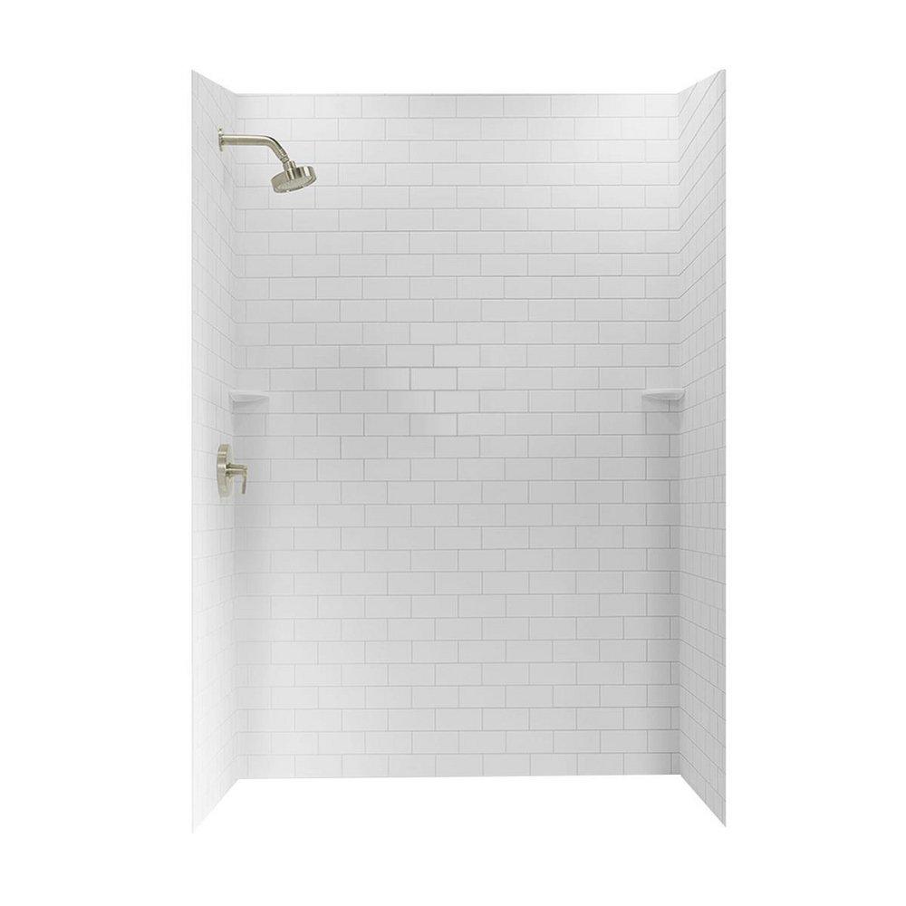 Swan Corporation STMK723662.010 72-1/2 x 62 in. Swanstone Shower Unit in White