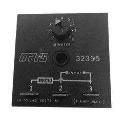 MARS 32395 Timer, Adjustable 19-288VAC Dial 6 Sec-8 Min Bypass Time Delay