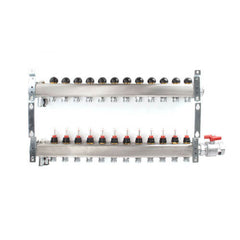 Uponor A2721202 Stainless Steel Manifold 12 Loop