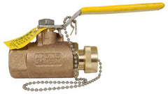 Apollo Valves 70104HC 70-100 Series 3/4 in. PTFE Bronze Standard Port Threaded x NPSH 600# Ball Valve