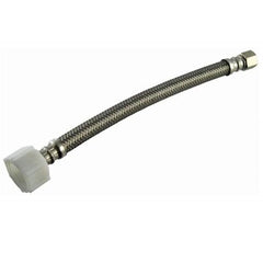 Fluidmaster PRO1F16 Faucet Connector, 3/8 x 1/2, Compression x FNPT, 16 in