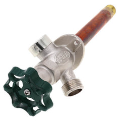 Prier C-144D06 C-144 Series 6, 1/2 MPT x 1/2 SWT Inlet Frost-Free Anti-Siphon Wall Faucet