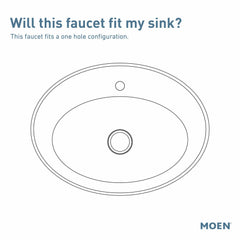 Moen S6700BN One-Handle Bathroom Faucet Brushed Nickel