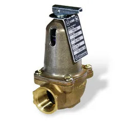 Bell & Gossett 110121 Safety Relief Valve With 3/4 in NPT Tapping, 3/4 in Nominal, NPT End Style, 125 psig Pressure, Brass Body