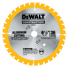 DeWalt DW9152 Cordless Construction Saw Blades 6-1/2 in 36 Teeth