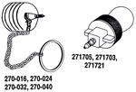 Oatey 270016 Cherne Test-Ball Pneumatic Pipe Plug 1-1/4 to 1-1/2 in Pipe 13 psi Working