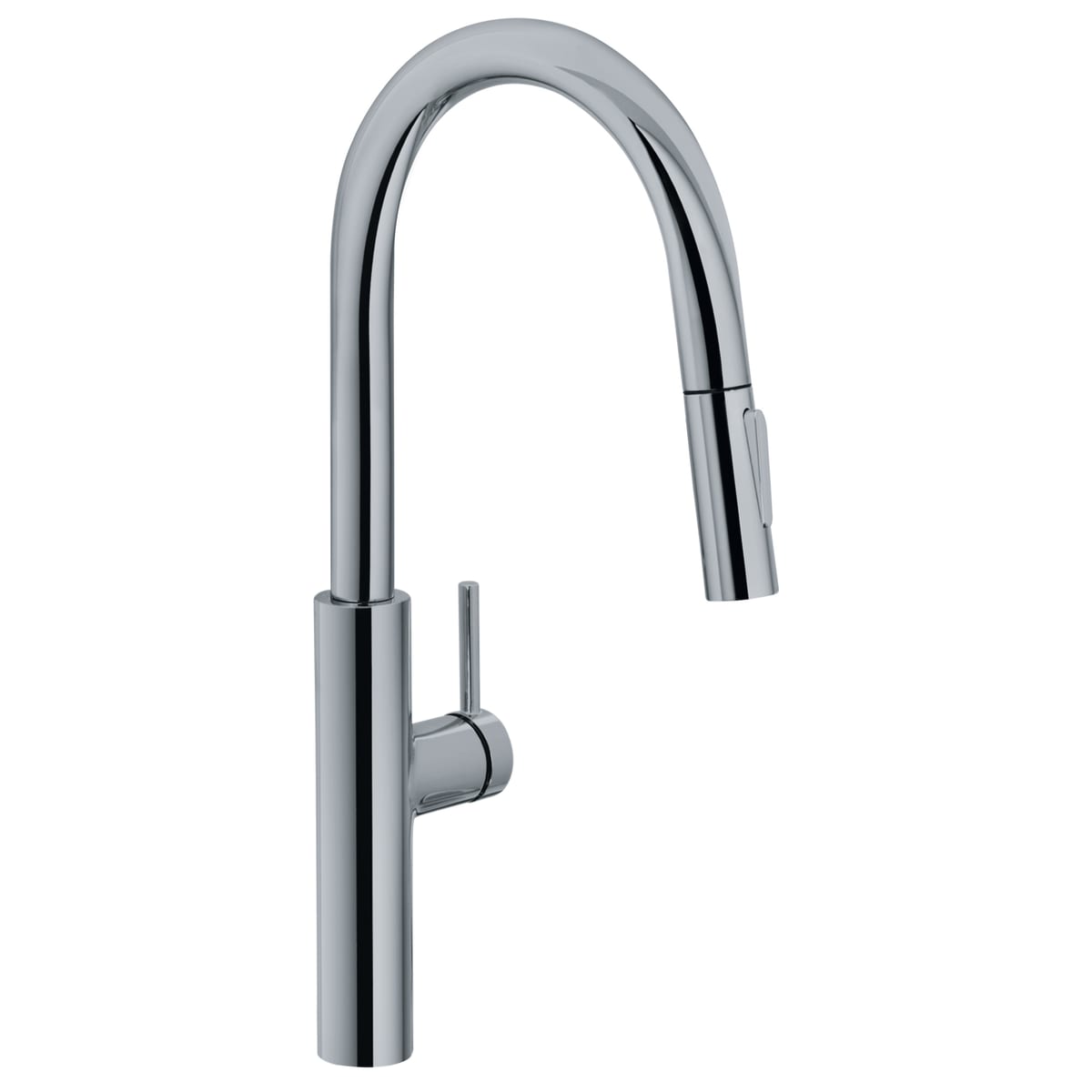 Franke PES-PDX-SNI Pescara 19.7-inch Single Handle Pull-Down Kitchen Faucet Satin Nickel